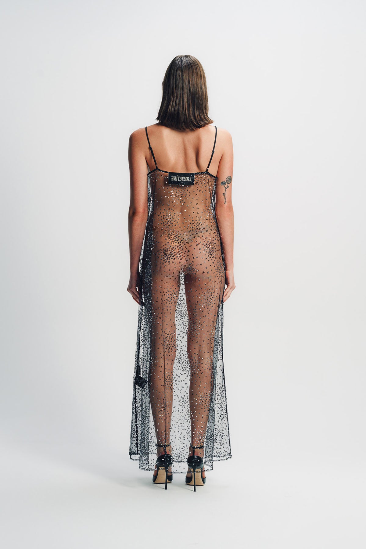 LIBERTINE | ‘LUNAR NOIR’ CLASSIC SLIP DRESS