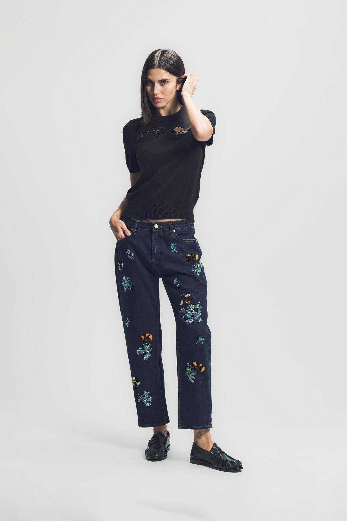 LIBERTINE | ‘BUSY GARDEN’ BOYFRIEND JEANS
