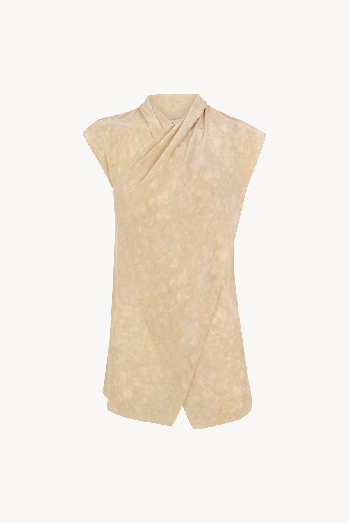 Cortana | Cassiopea, Floral Print Silk Wrap Top