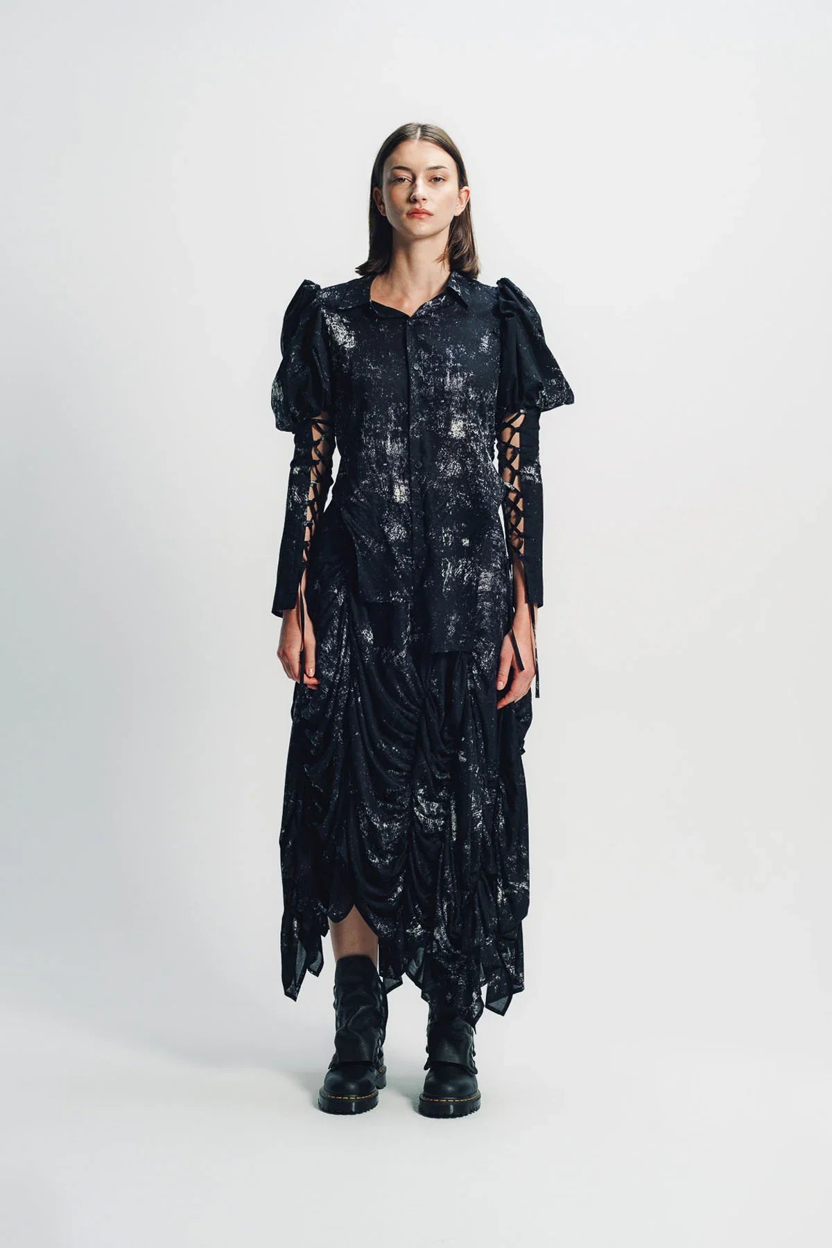 LIMI FEU | GALAXY GATHER DRESS