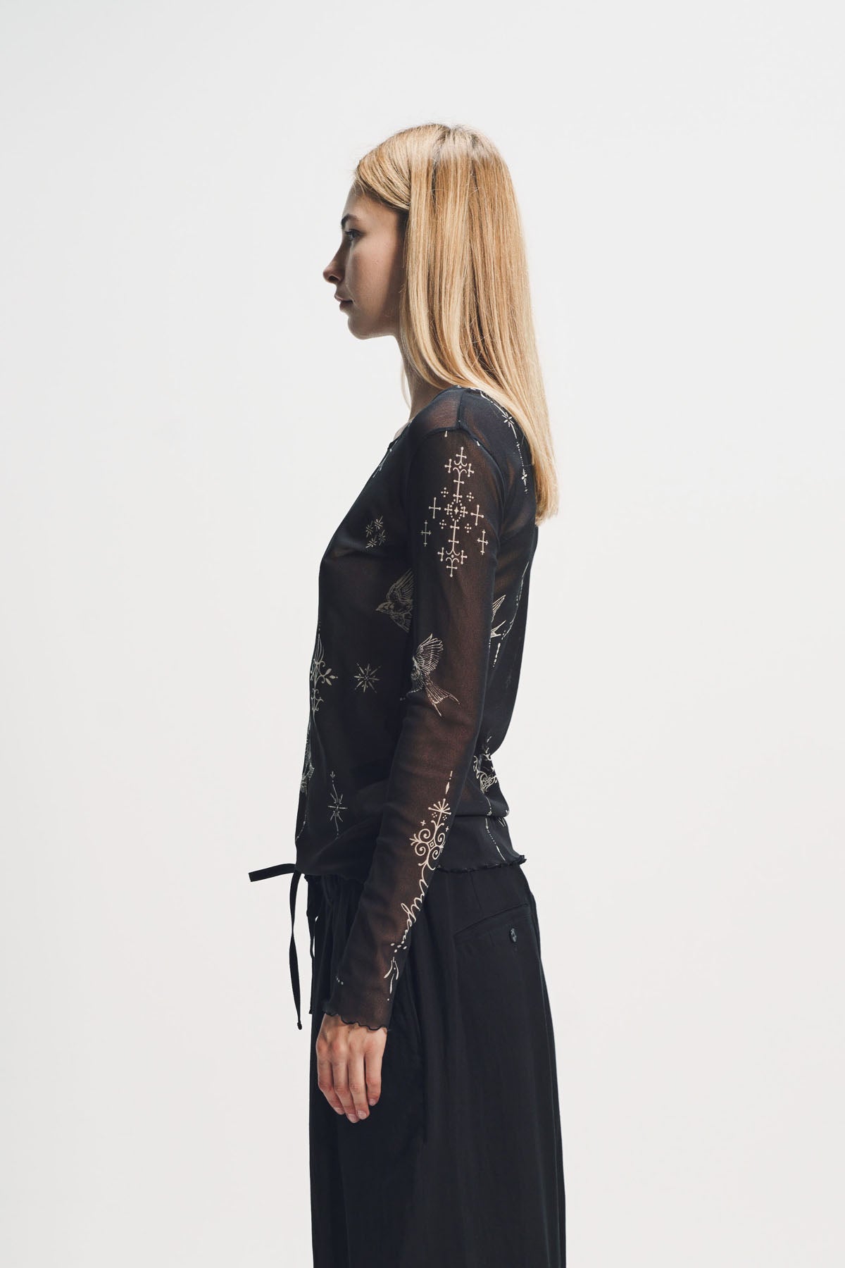 Limi Feu | Tattoo Print Long Sleeve Shirt