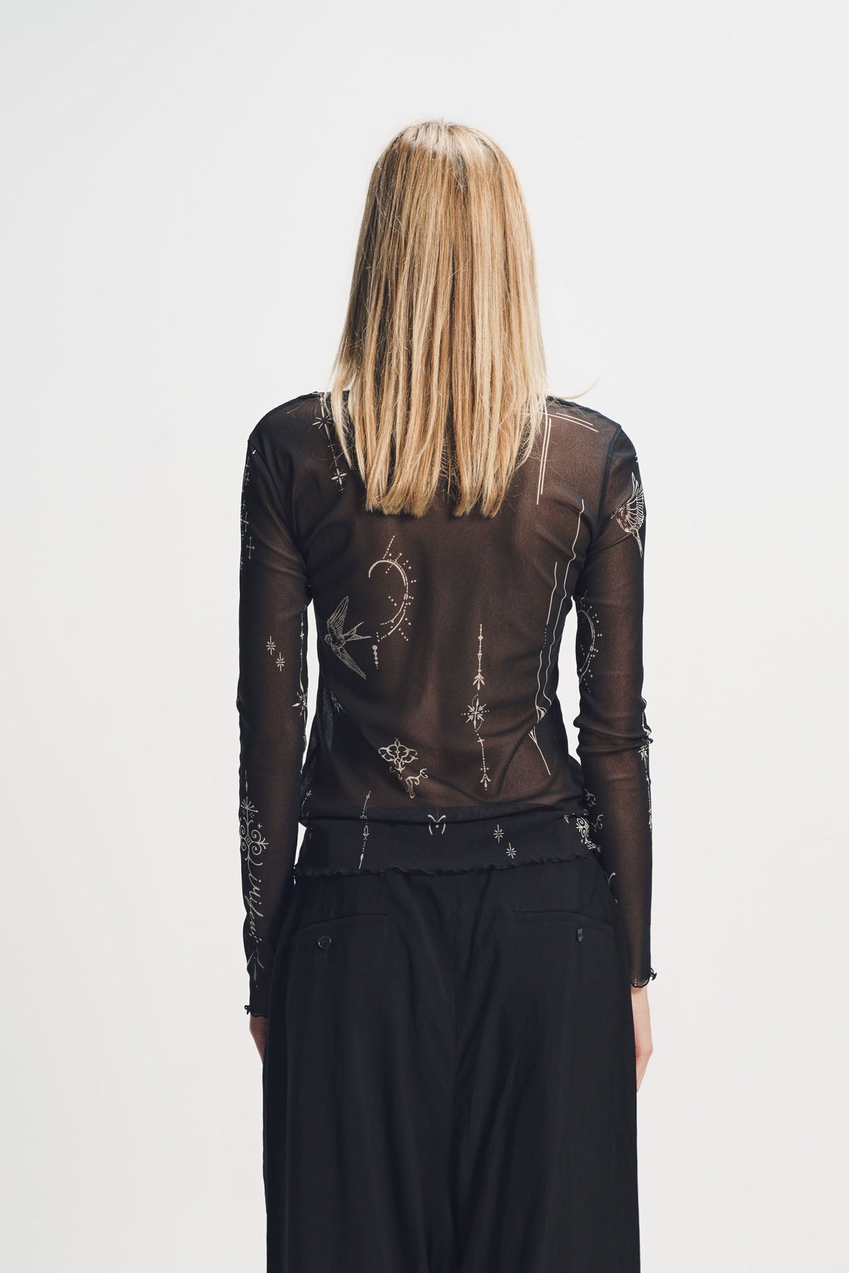 Limi Feu | Tattoo Print Long Sleeve Shirt