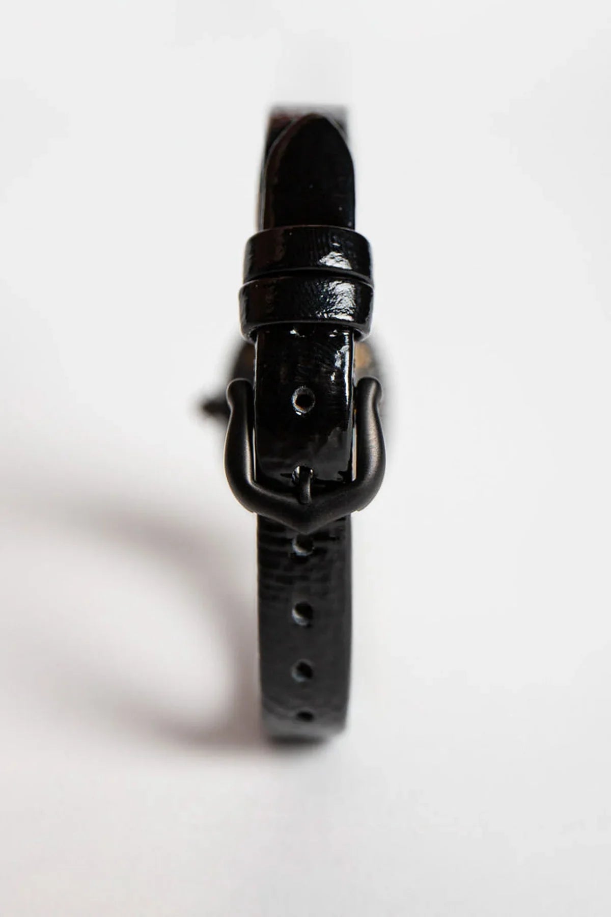 CARTIER | BAIGNOIRE WATCH WITH BLACK DIAMOND BEZEL
