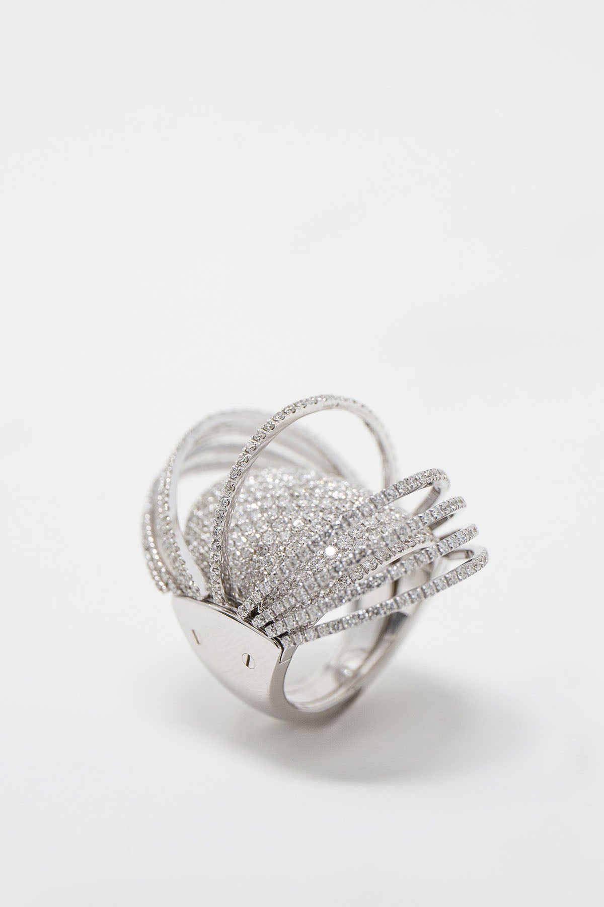 MATTIA CIELO | 18K WHITE GOLD DIAMOND RING