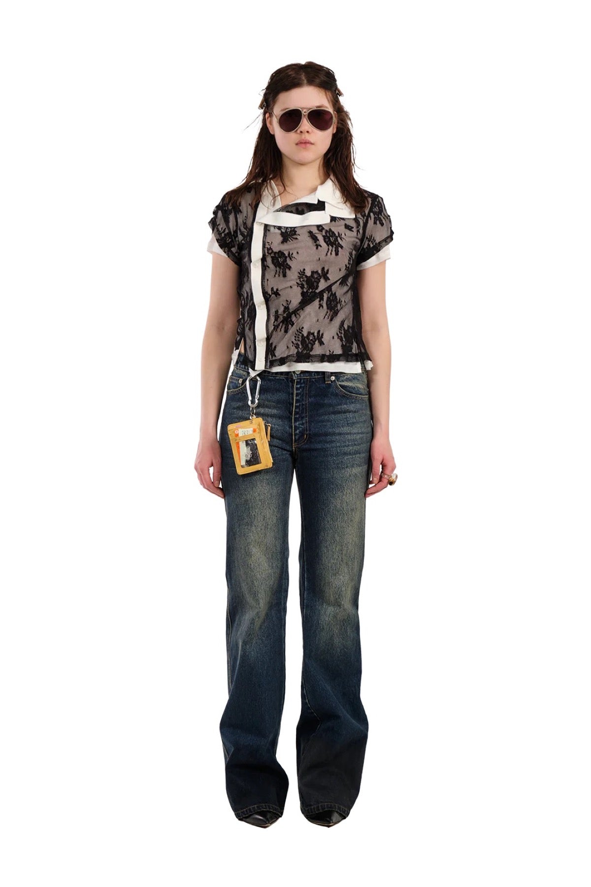 Natasha Zinko | Shrunken Lace Double Polo