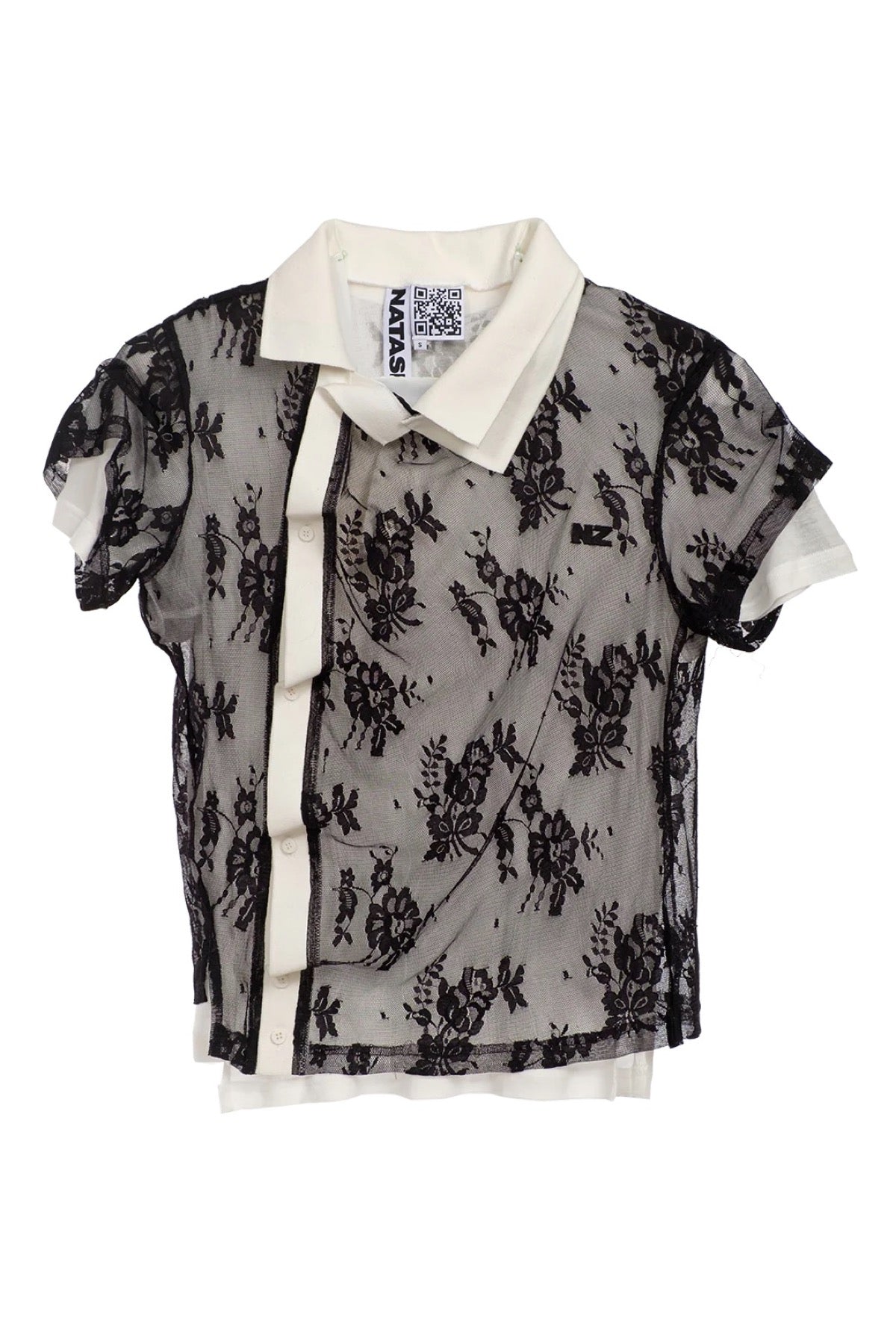 Natasha Zinko | Shrunken Lace Double Polo