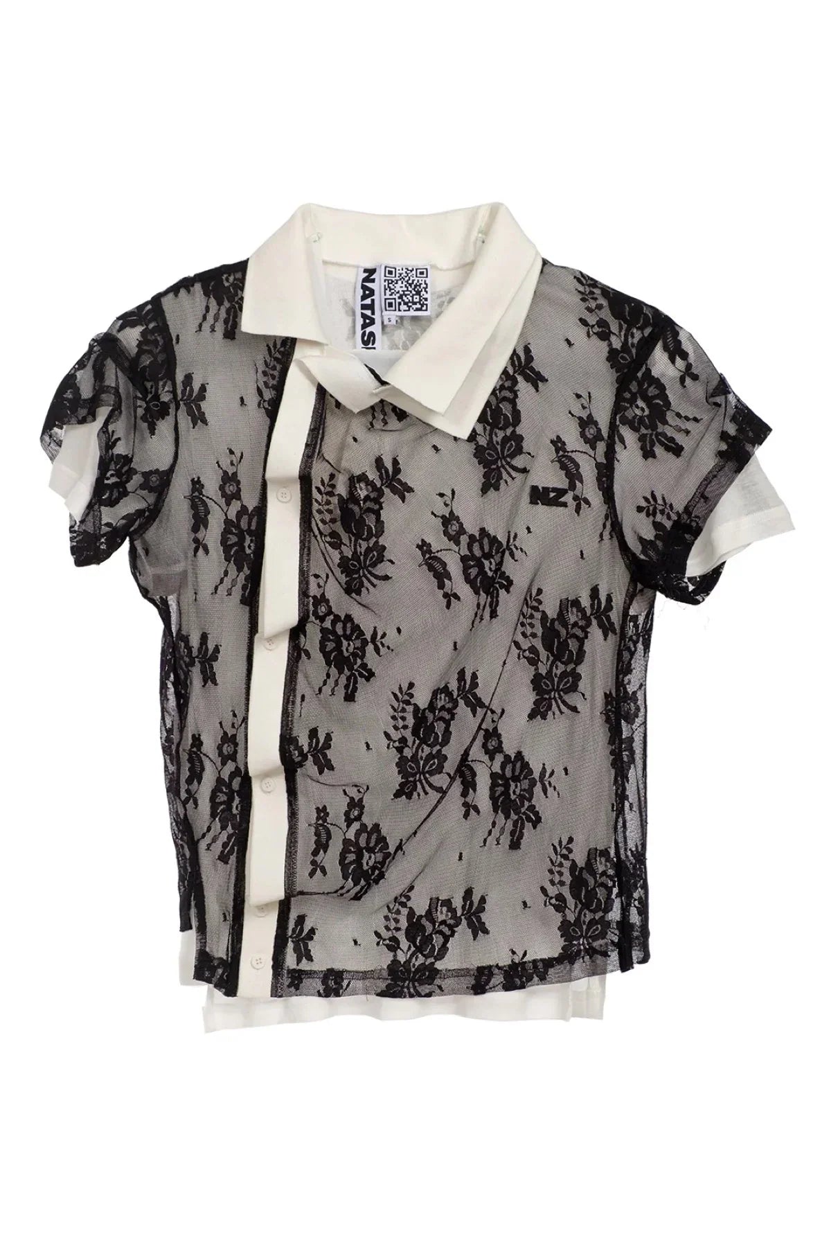 Natasha Zinko | Shrunken Lace Double Polo