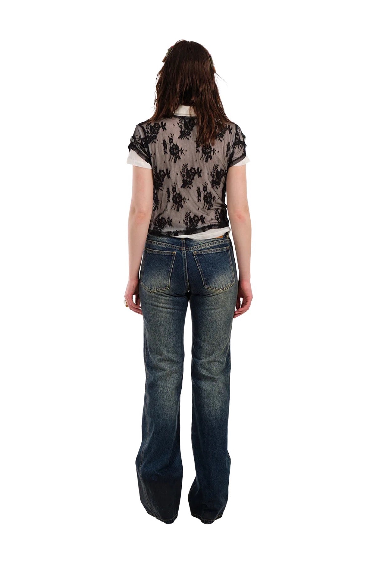Natasha Zinko | Shrunken Lace Double Polo