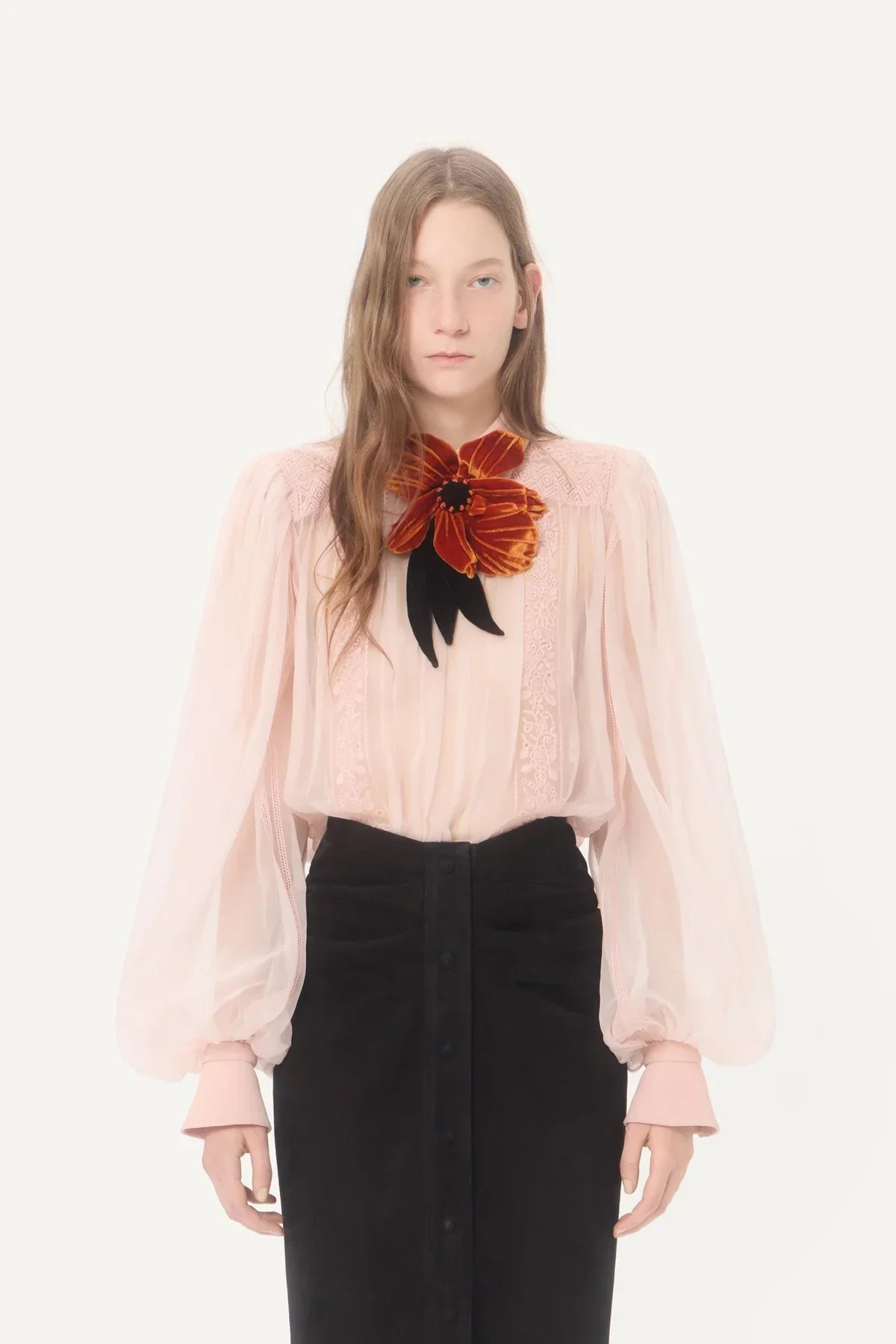 VALENTINO | EMBROIDERED BLOUSE