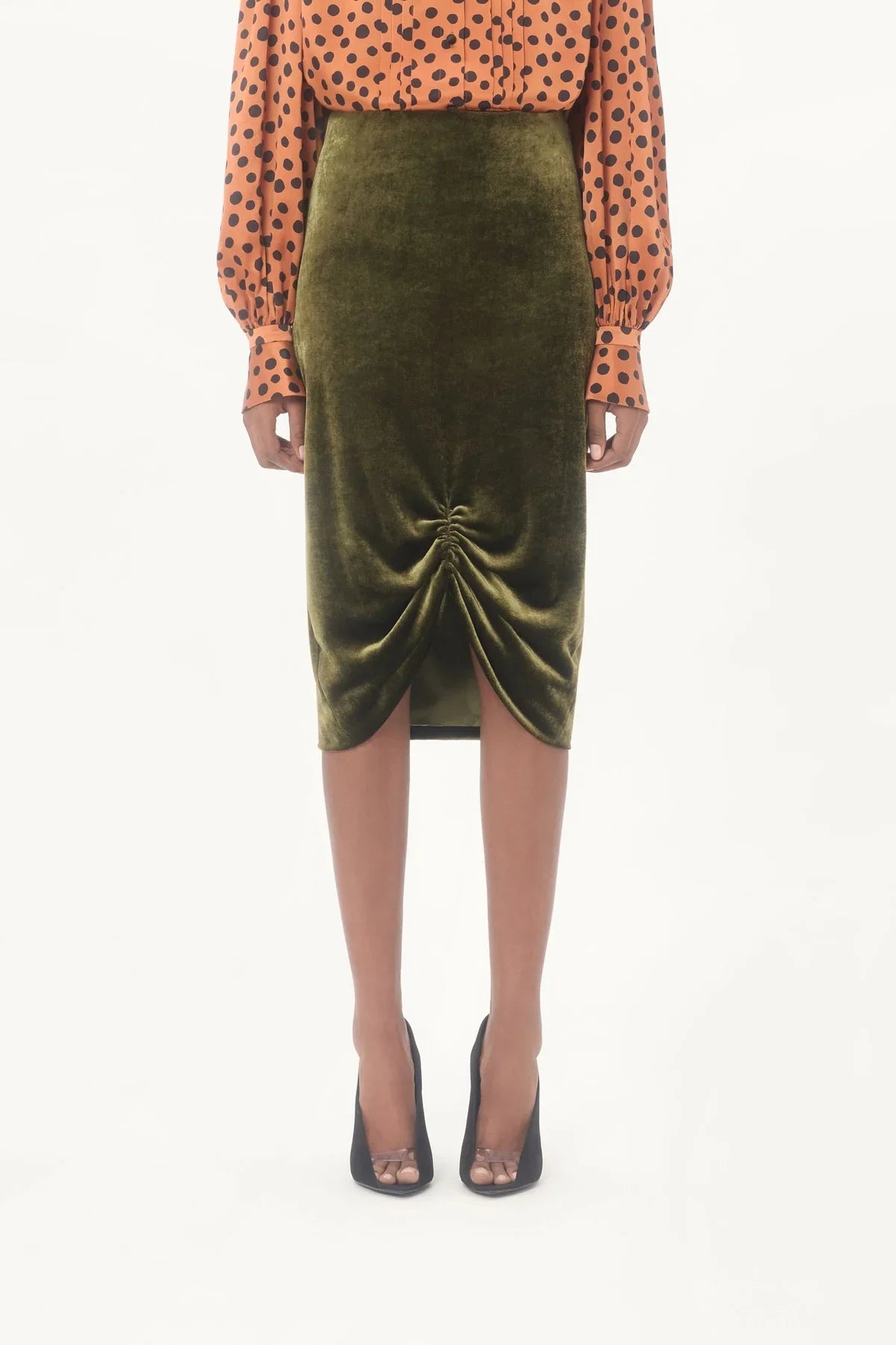VALENTINO | VELVET SKIRT