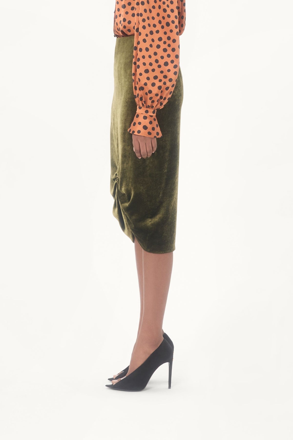 VALENTINO | VELVET SKIRT