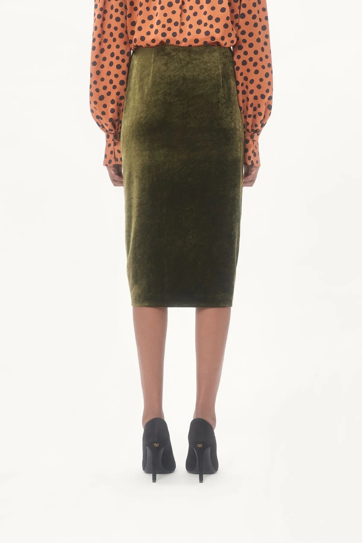 VALENTINO | VELVET SKIRT