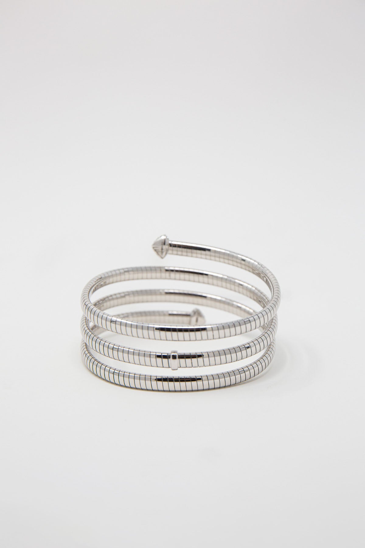 MATTIA CIELO | 18K WHITE GOLD & TITANIUM DIAMOND SWIRL BRACELET
