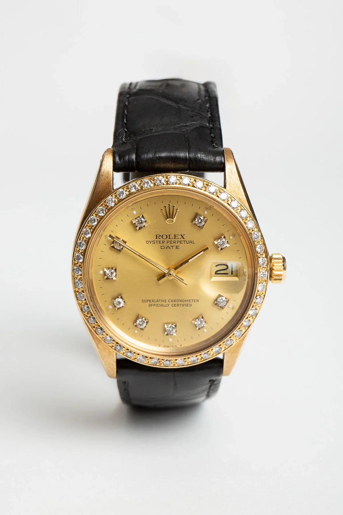 Rolex | Gold Rolex Oyster Perpetual Date Watch
