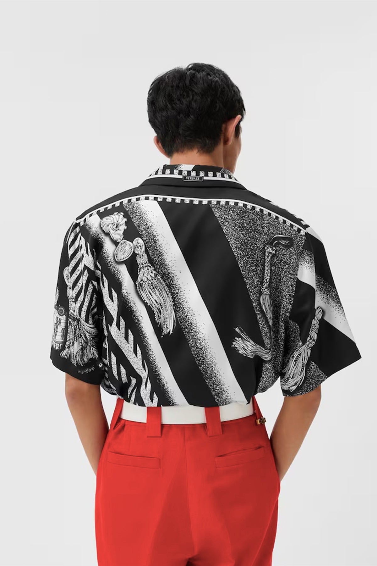 Versace | Printed Silk Twill Shirt
