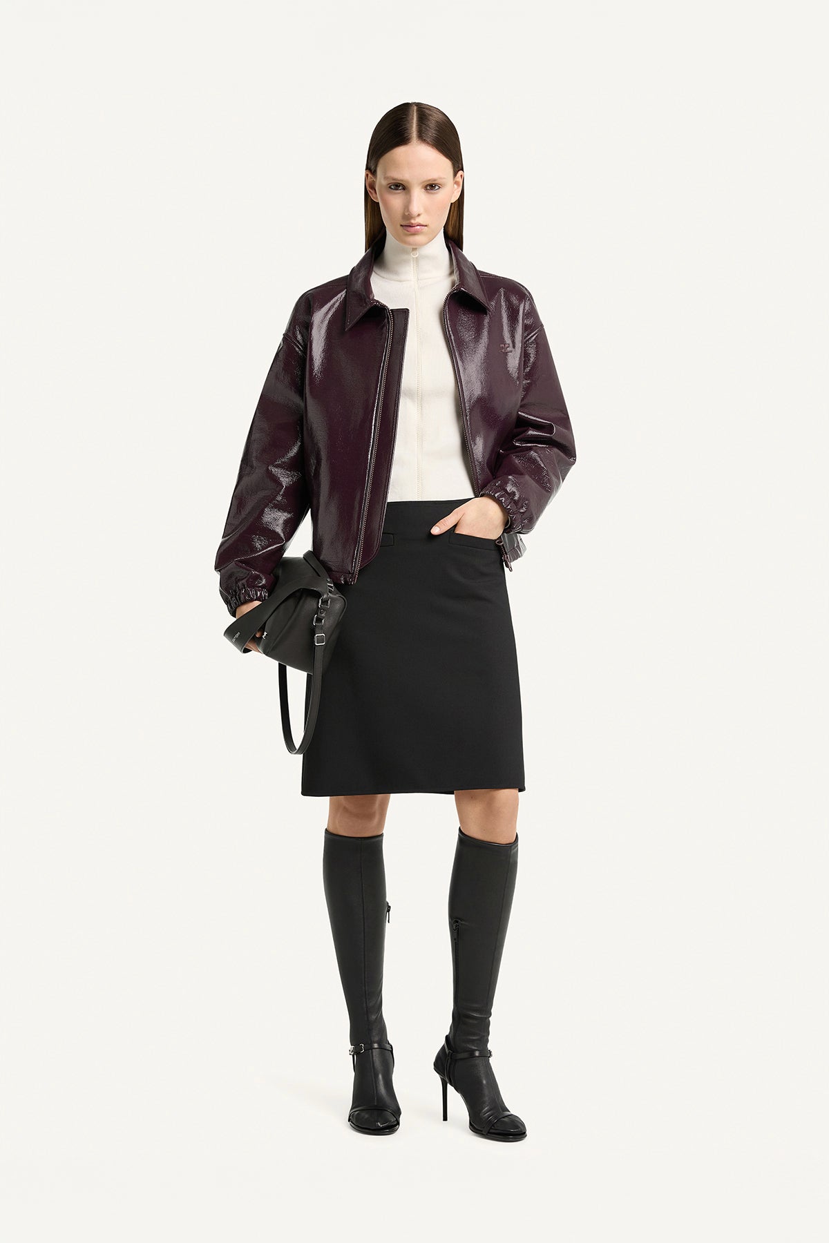 COURRÈGES | Vinyl Bomber Jacket