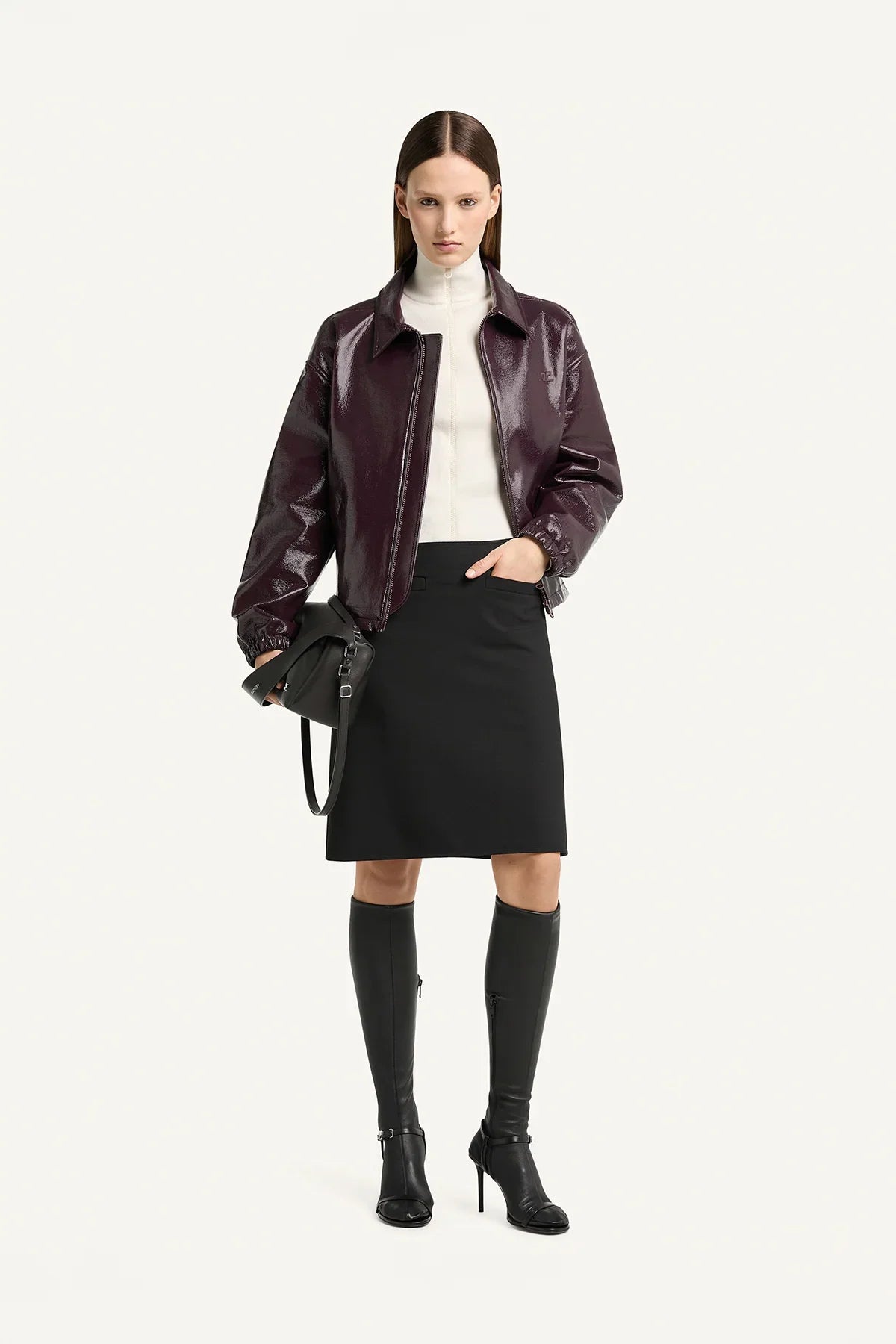COURRÈGES | Vinyl Bomber Jacket