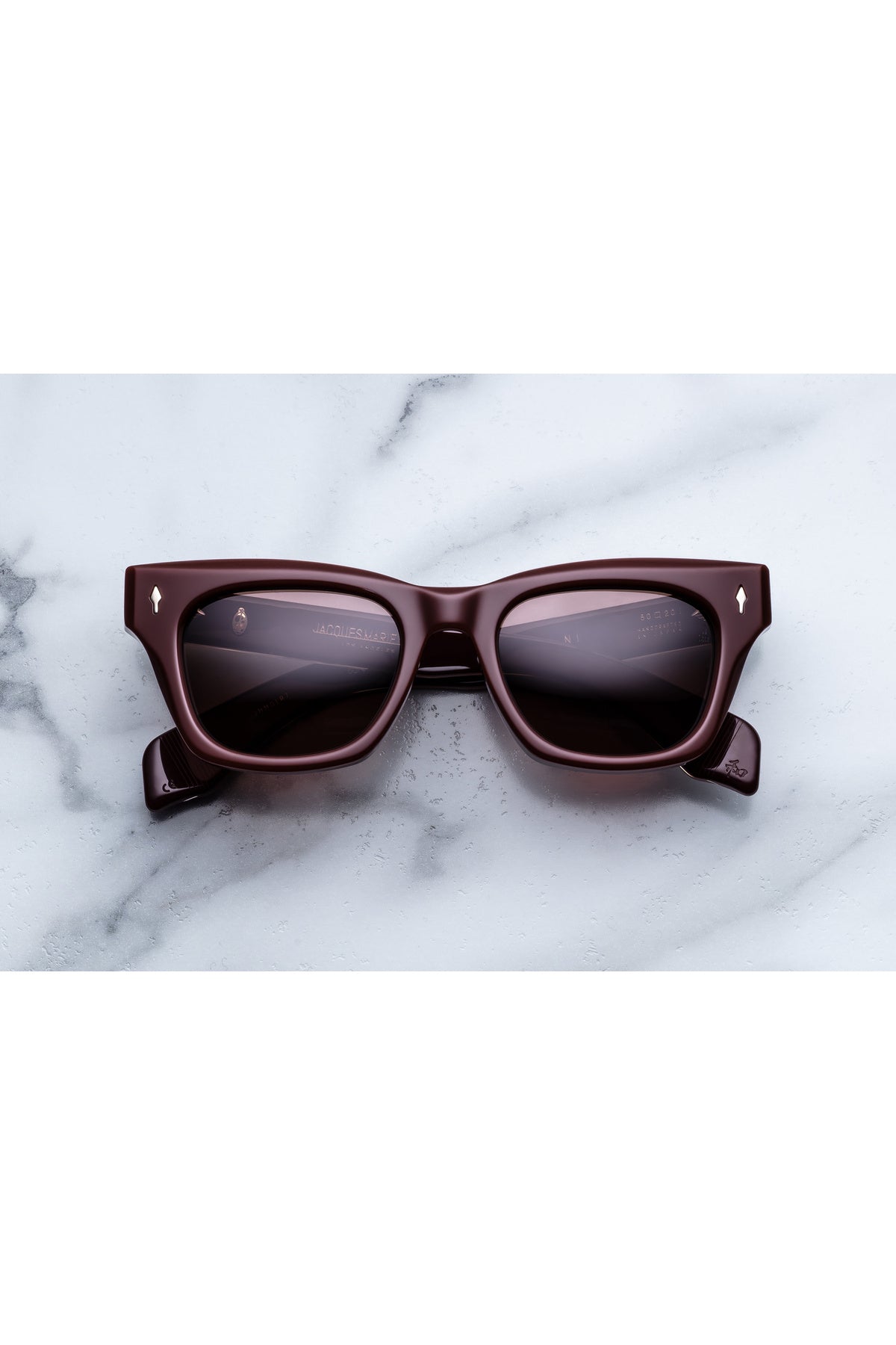 Jacques Marie Mage | Dealan Sunglasses in Bordeaux Empire