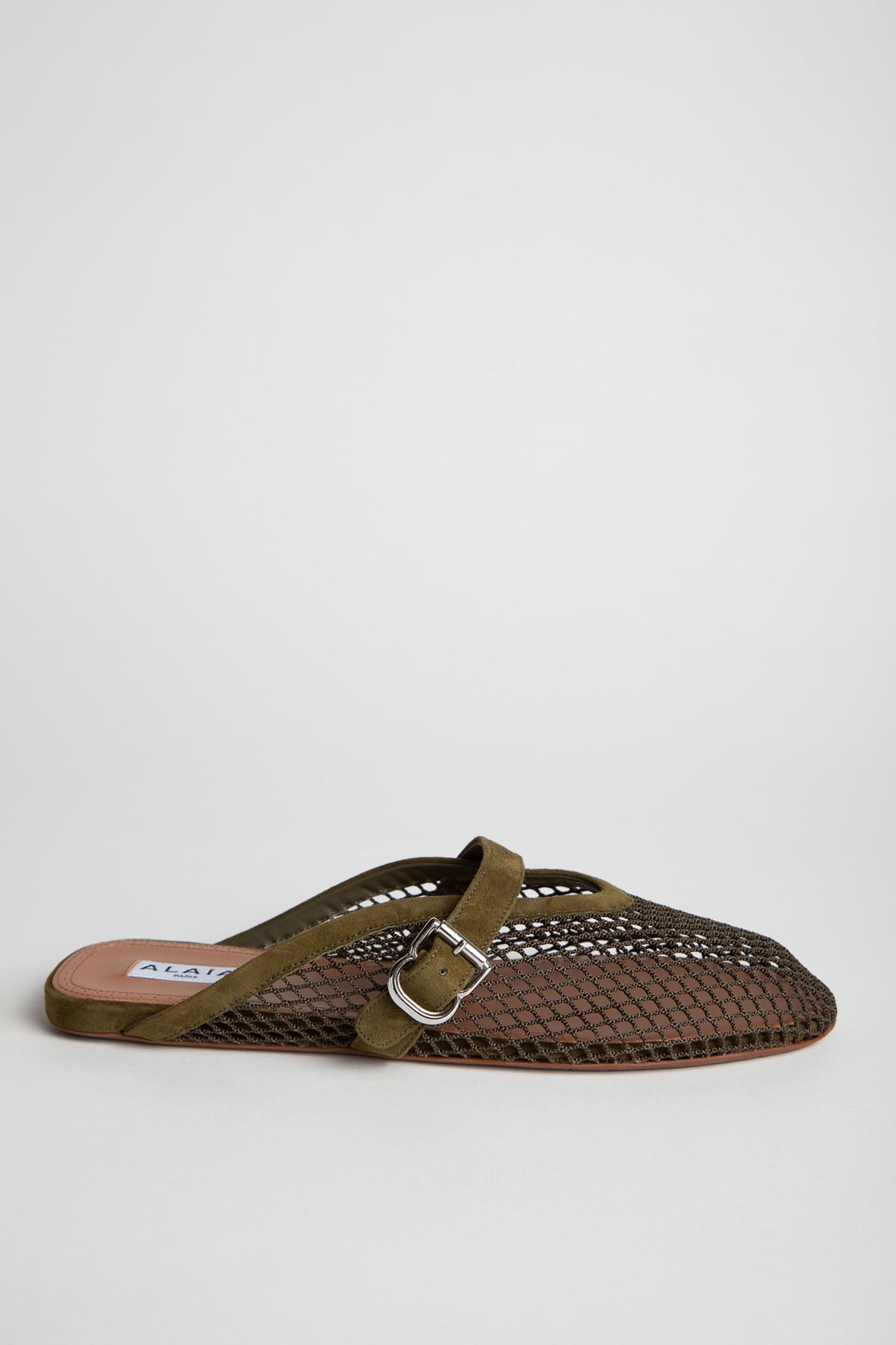 Alaïa | Fishnet Flat Mules
