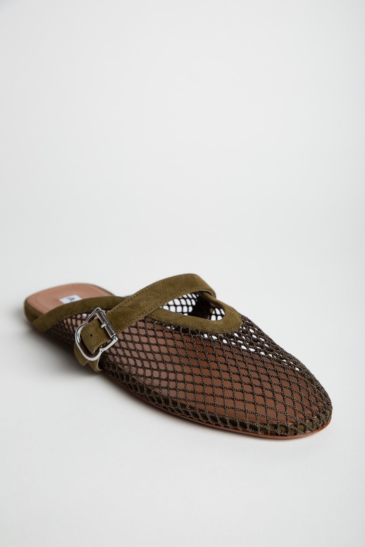 Alaïa | Fishnet Flat Mules