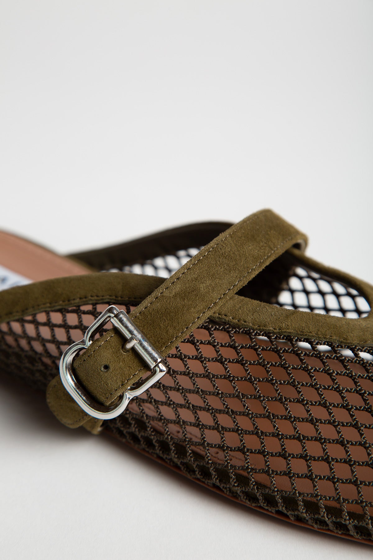 Alaïa | Fishnet Flat Mules