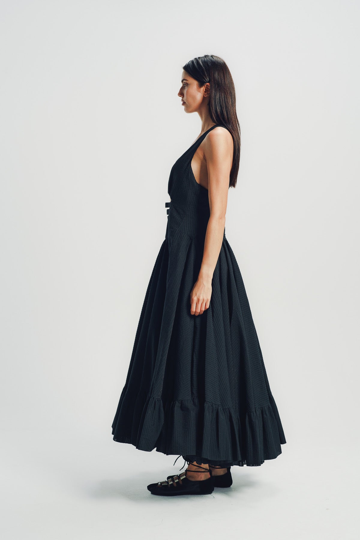 Alaïa | Deesse Openwork Cotton Dress