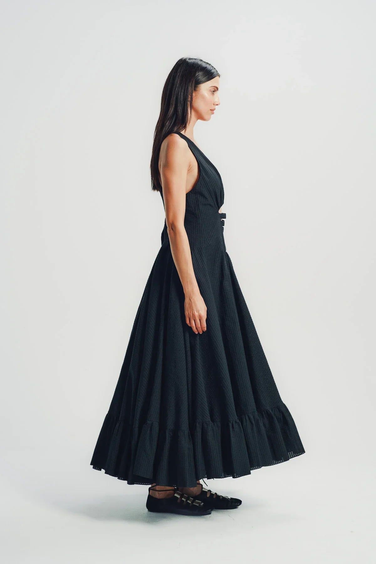 Alaïa | Deesse Openwork Cotton Dress