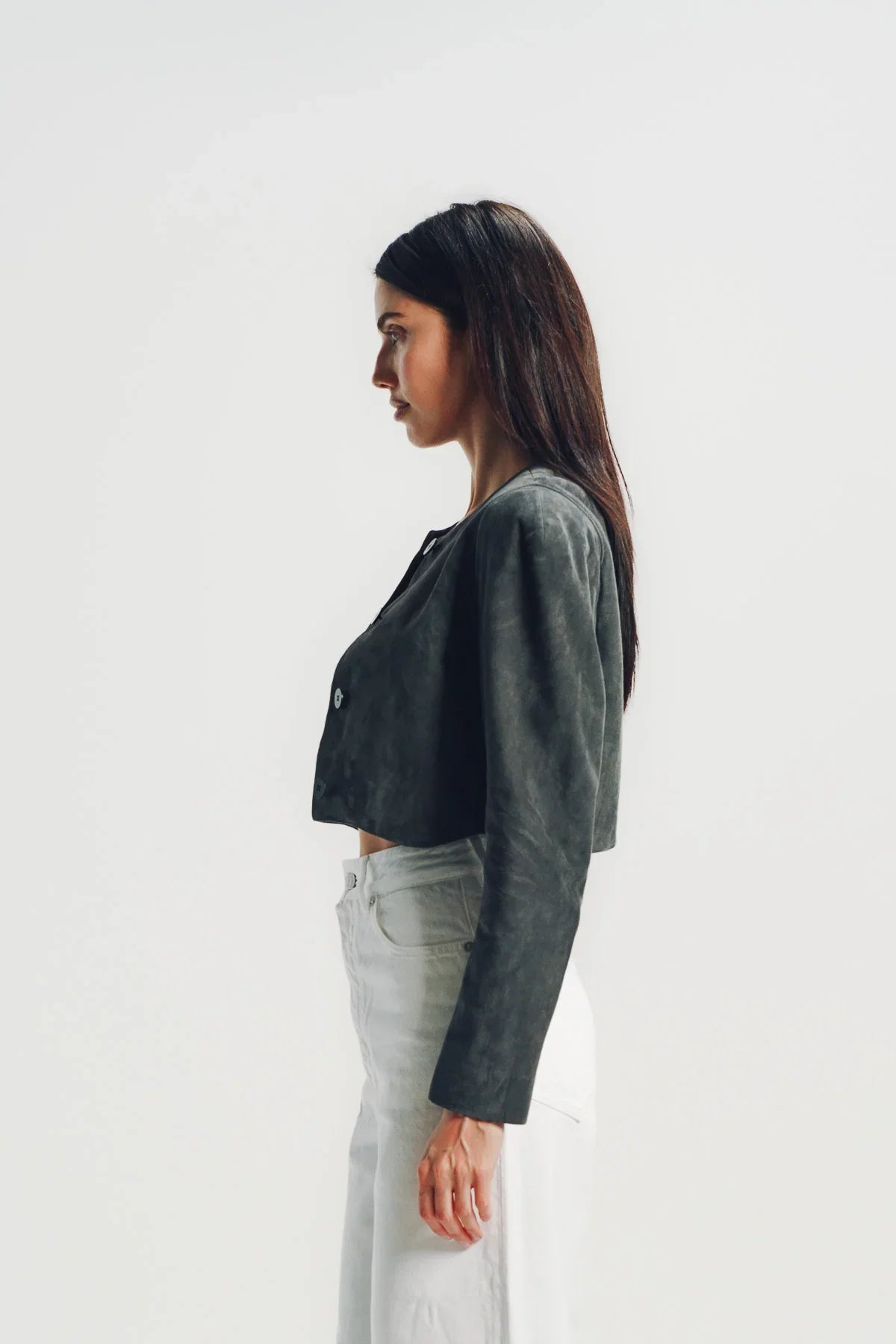 Alaïa | Goat Suede Tailored Jacket