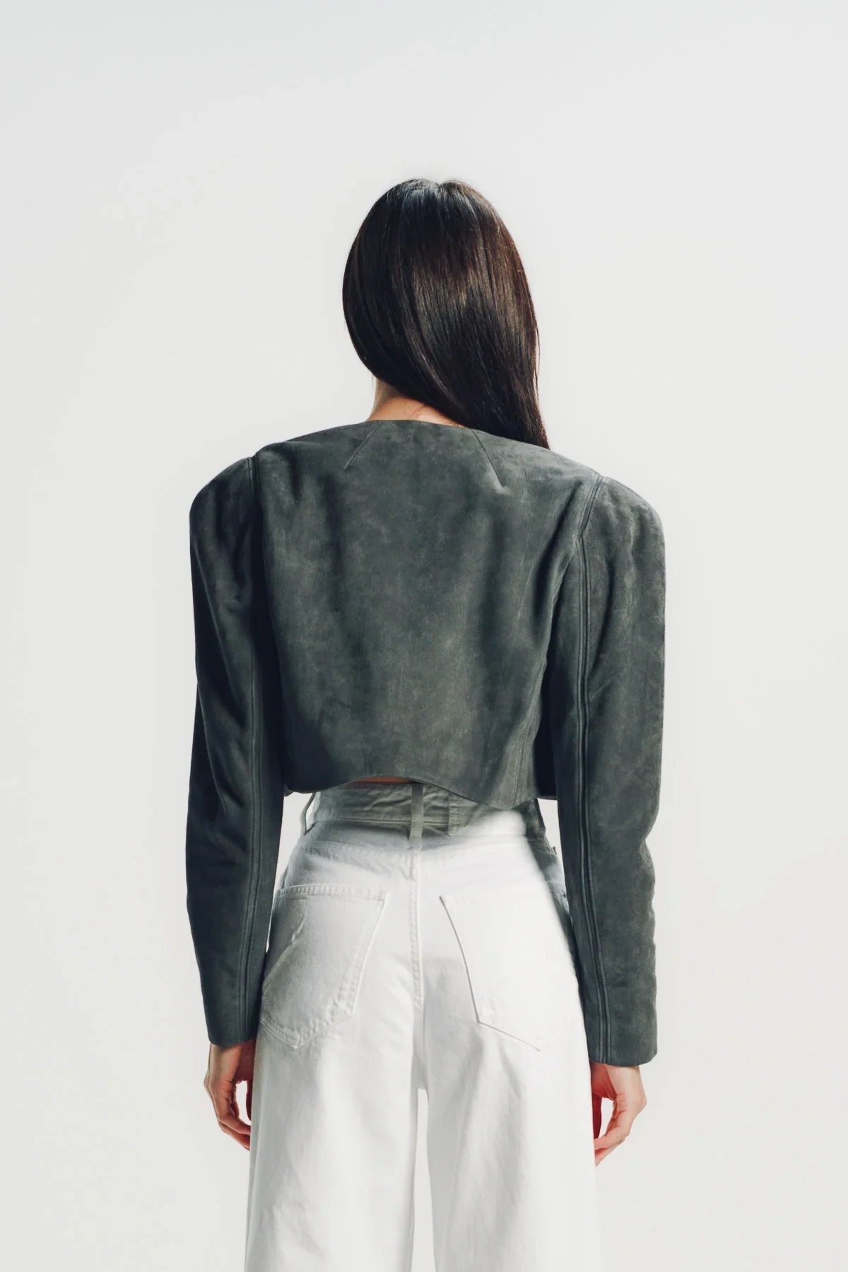 Alaïa | Goat Suede Tailored Jacket