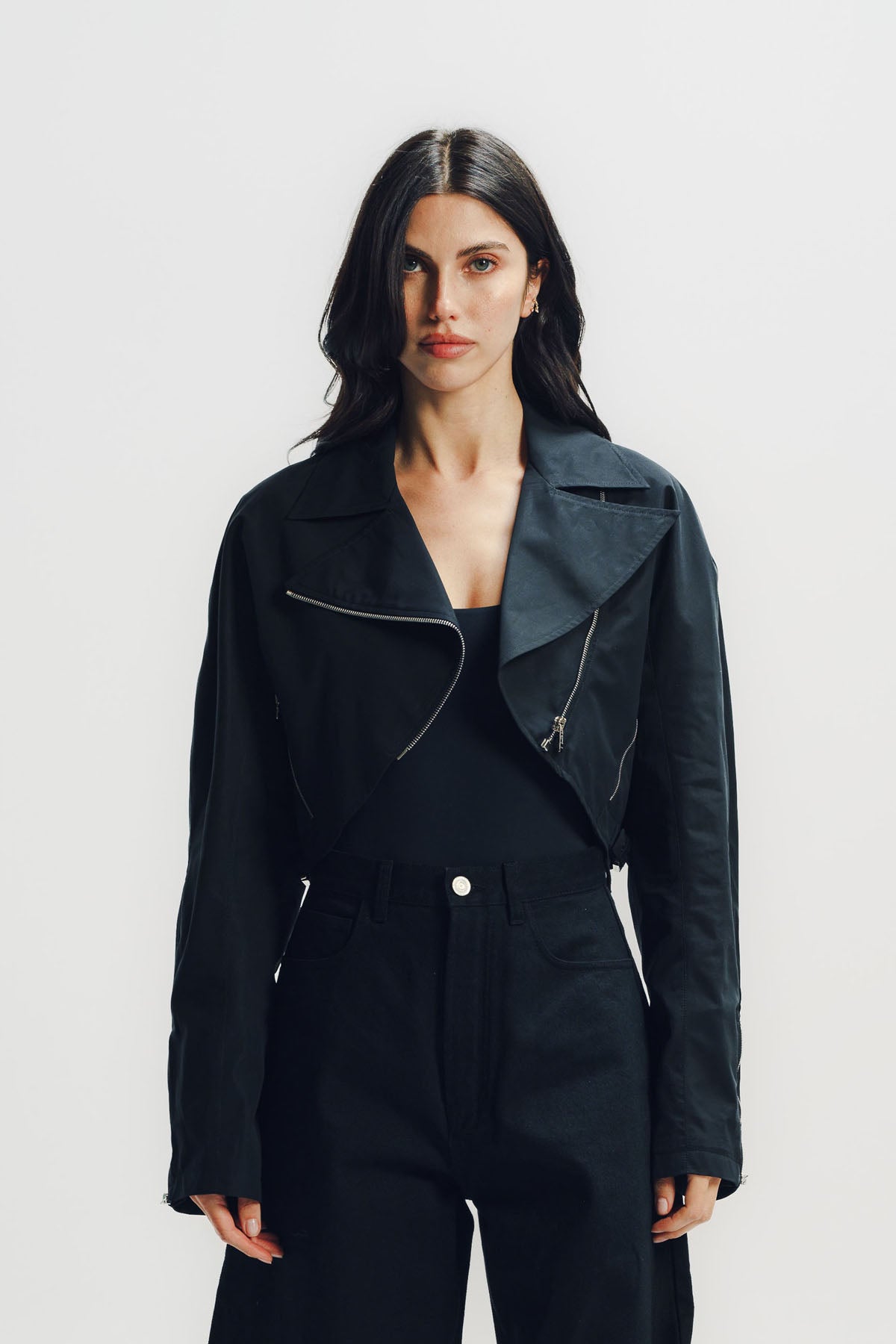 Alaïa | Poplin Biker Jacket