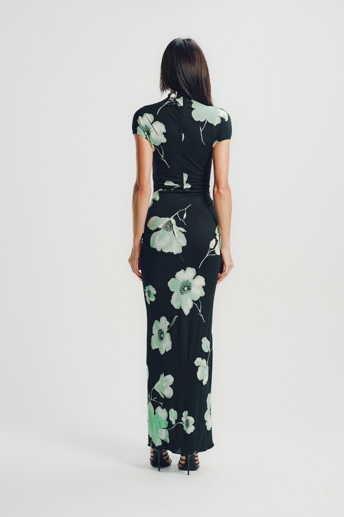 Alaïa | Draped Printed Dress
