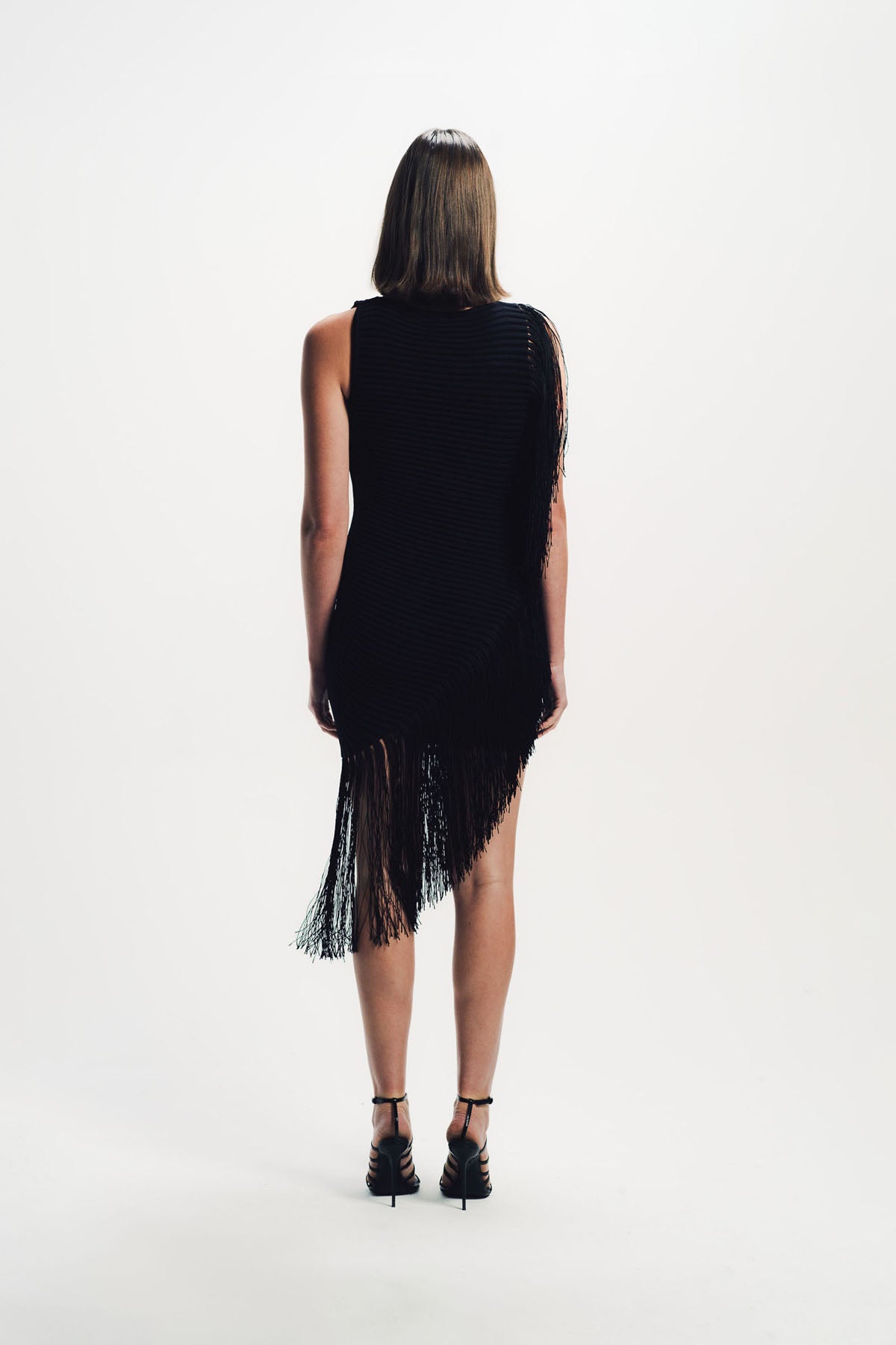 Alaïa | Asymmetric Fringed Dress