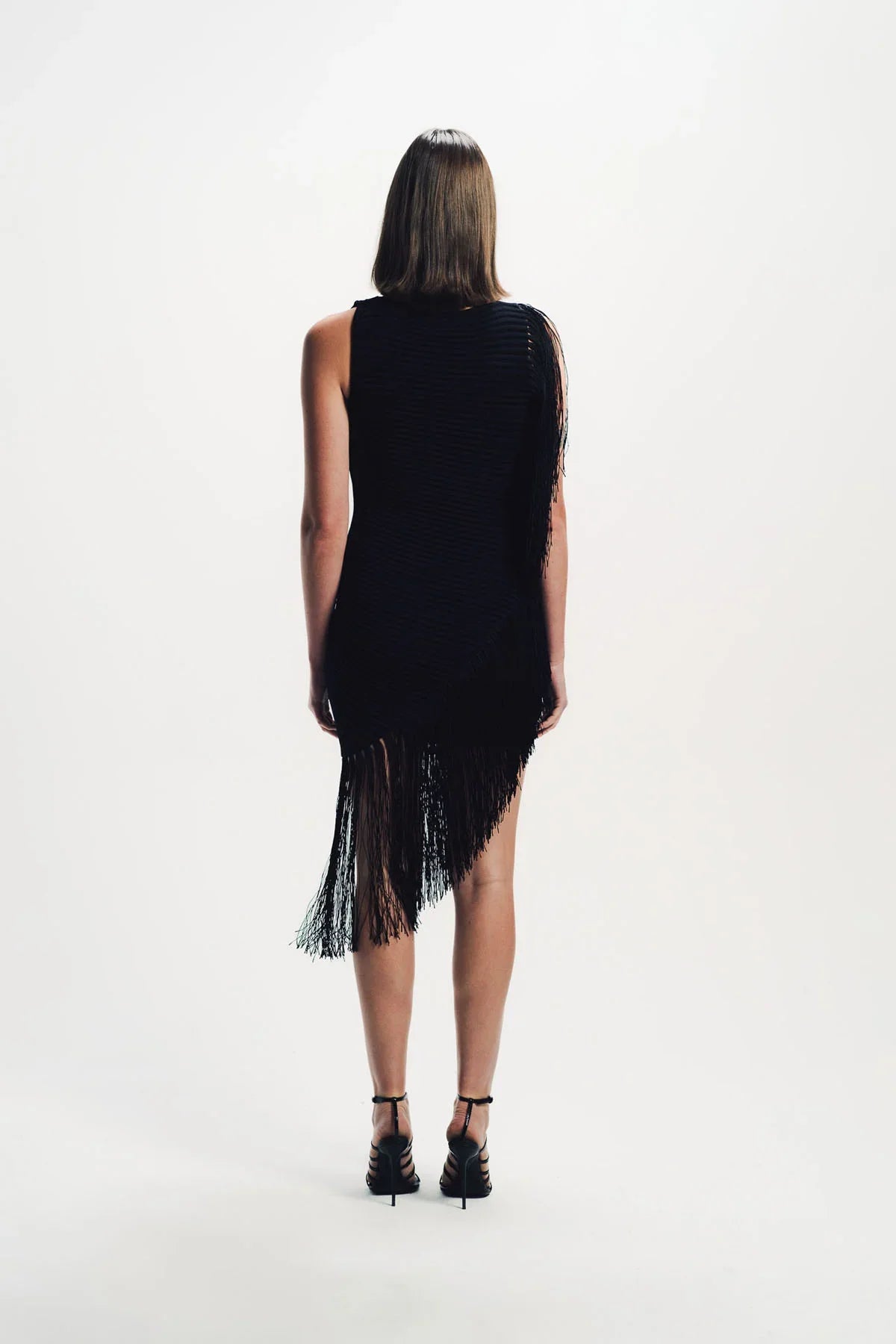 Alaïa | Asymmetric Fringed Dress