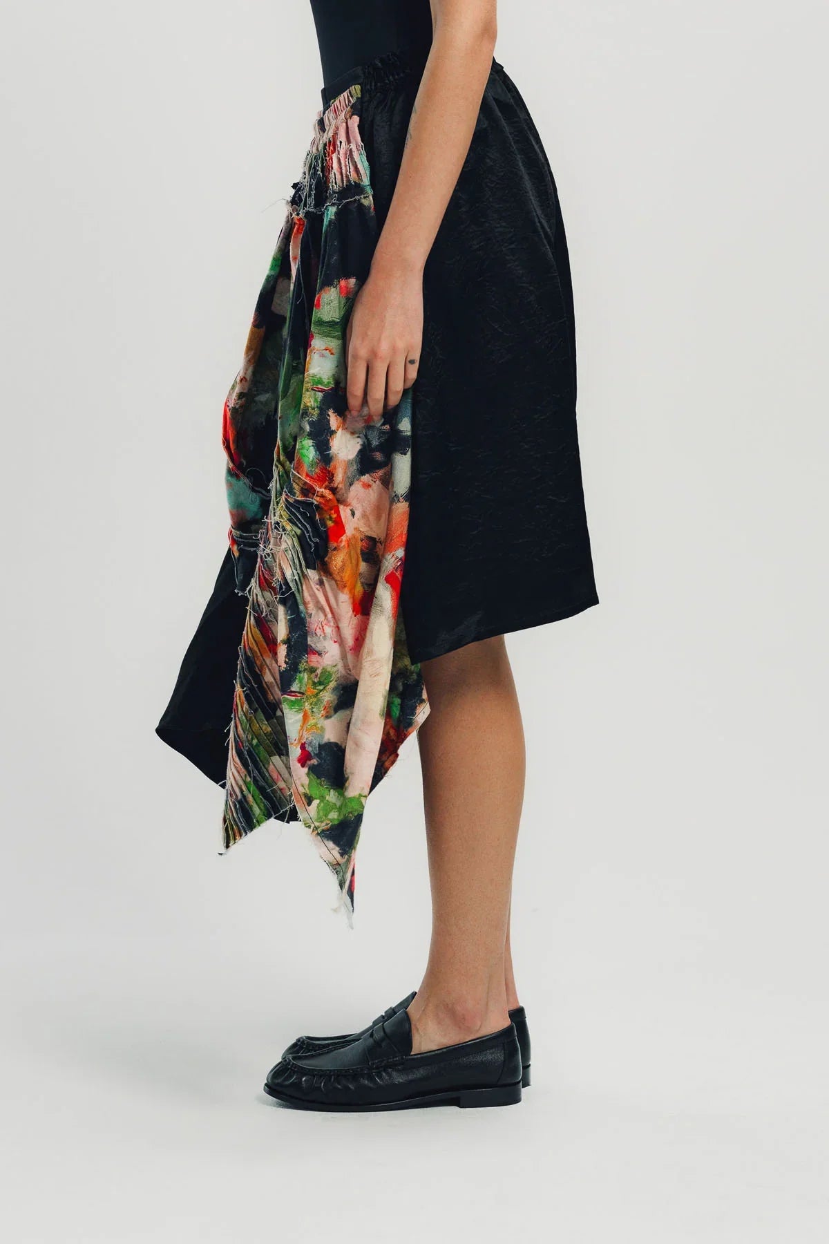 CAROLINE HU | PRINT SLASH SKIRT