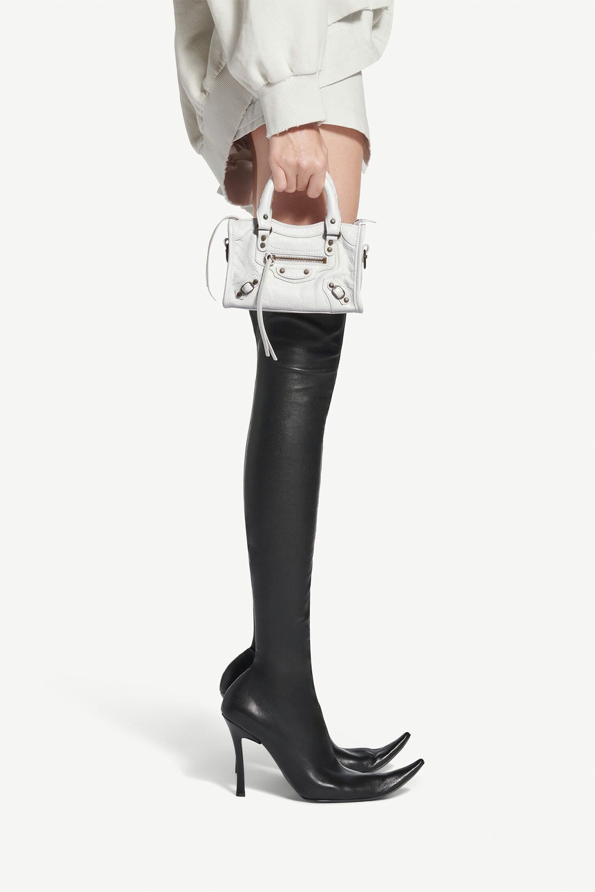 Balenciaga | Le City Bag Nano in White