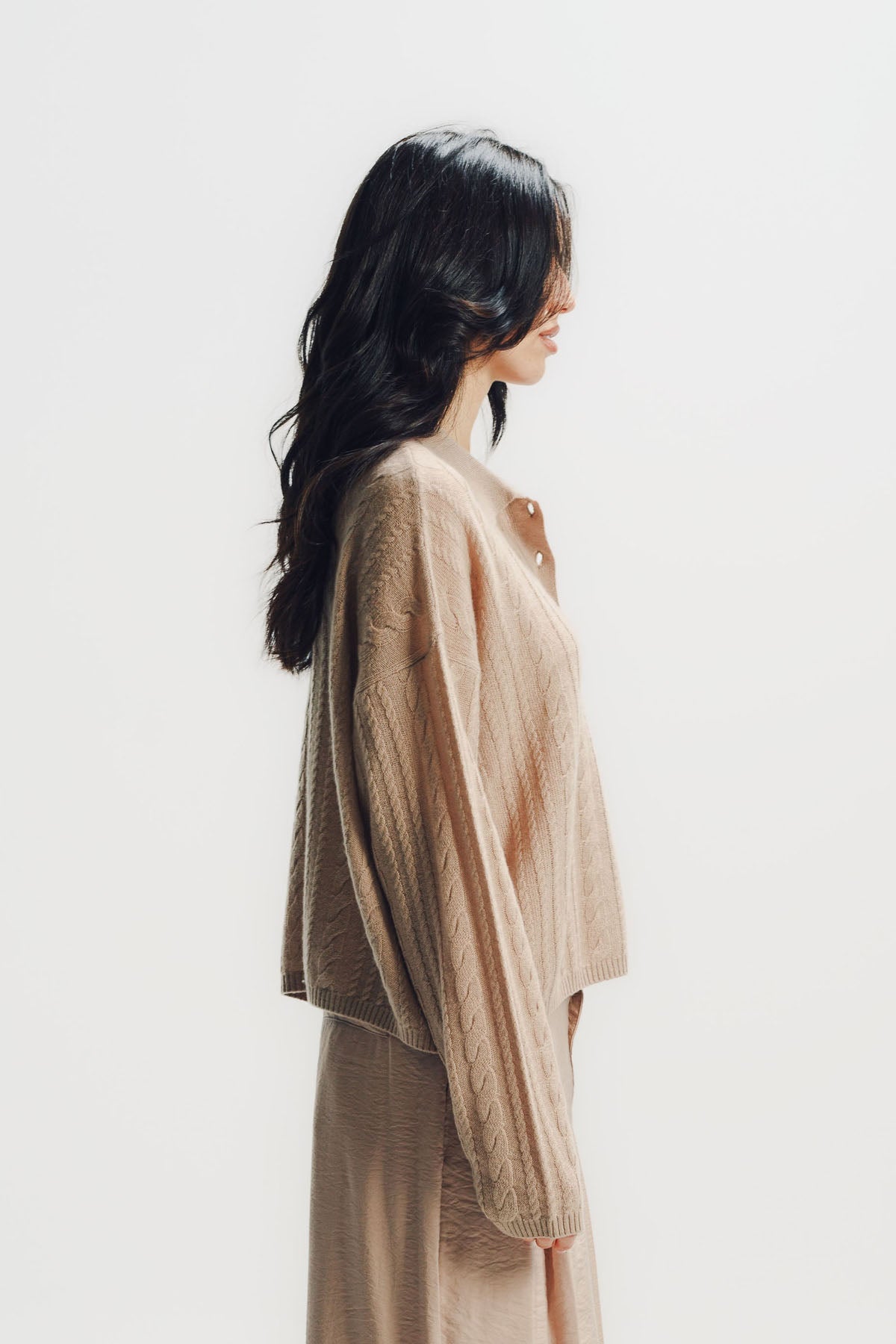 Sablyn | Elsie Relaxed Ls Cashmere Polo Sweater