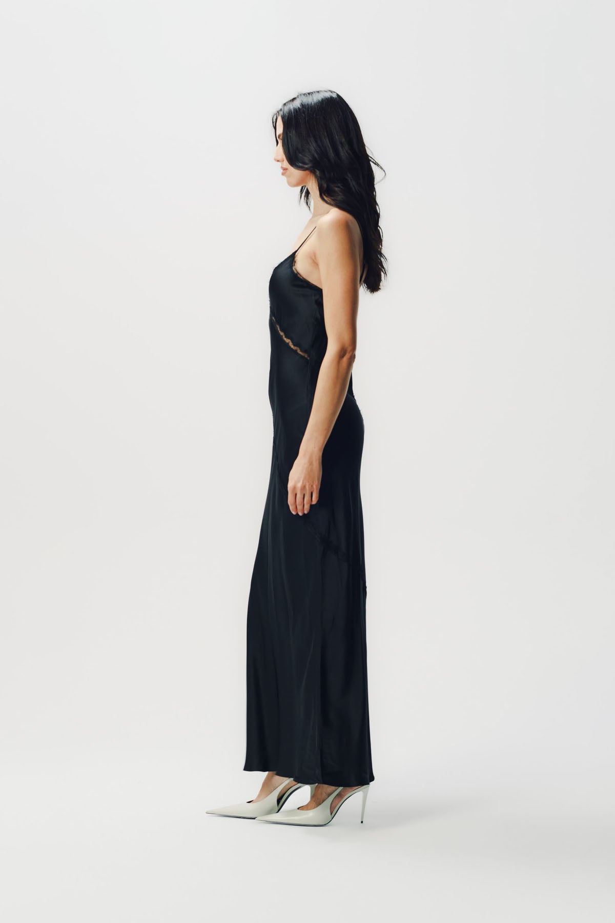 Sablyn | Cece Lace Inset Silk Cami Dress