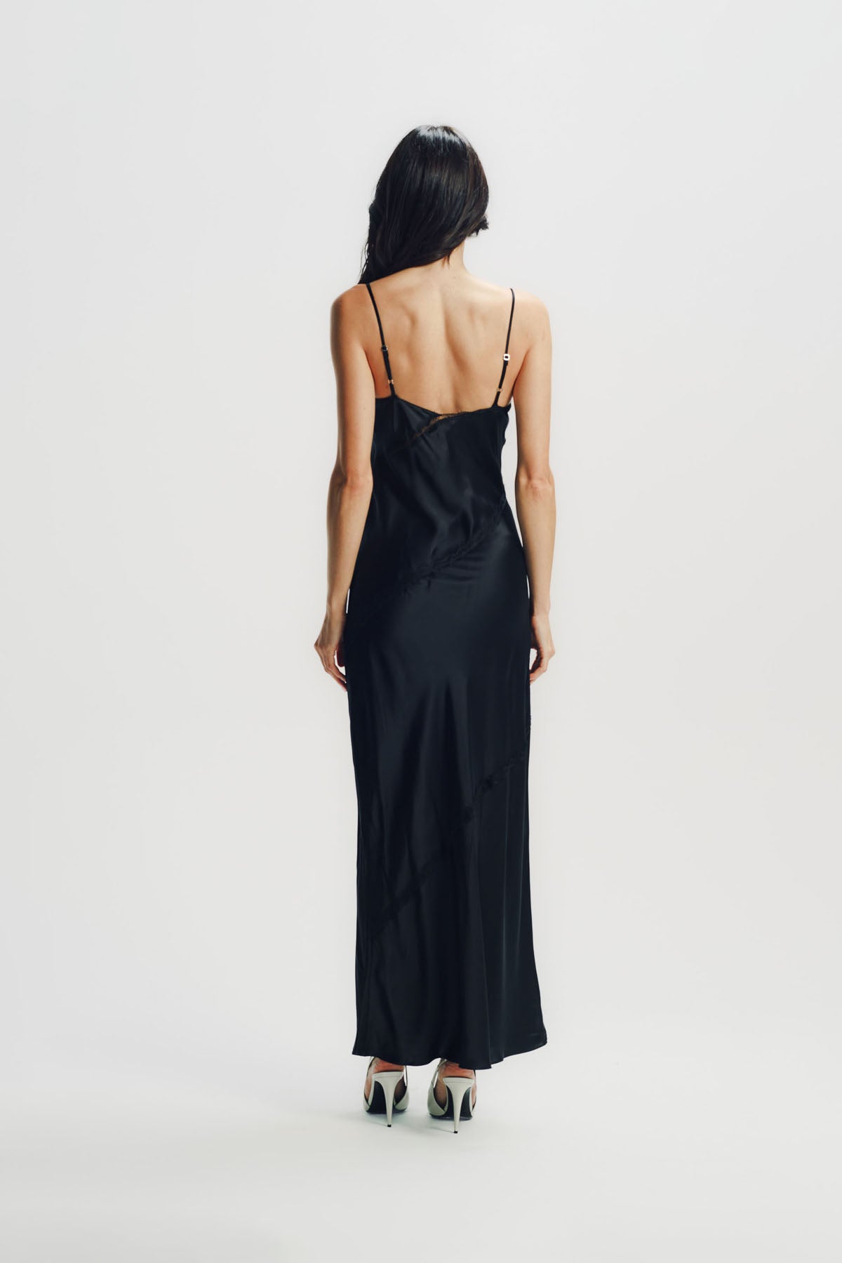 Sablyn | Cece Lace Inset Silk Cami Dress