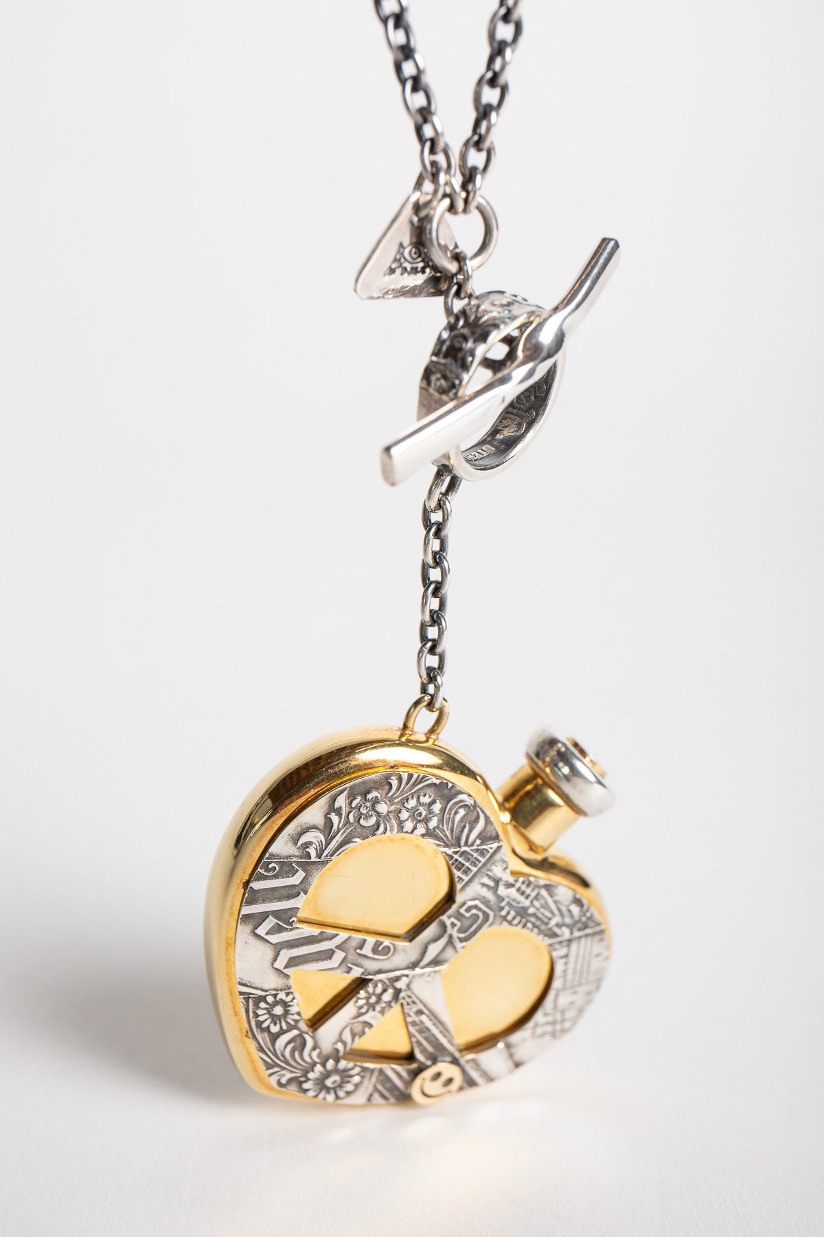 BLIND MAN TOGS | HEART PERFUME BOTTLE NECKLACE