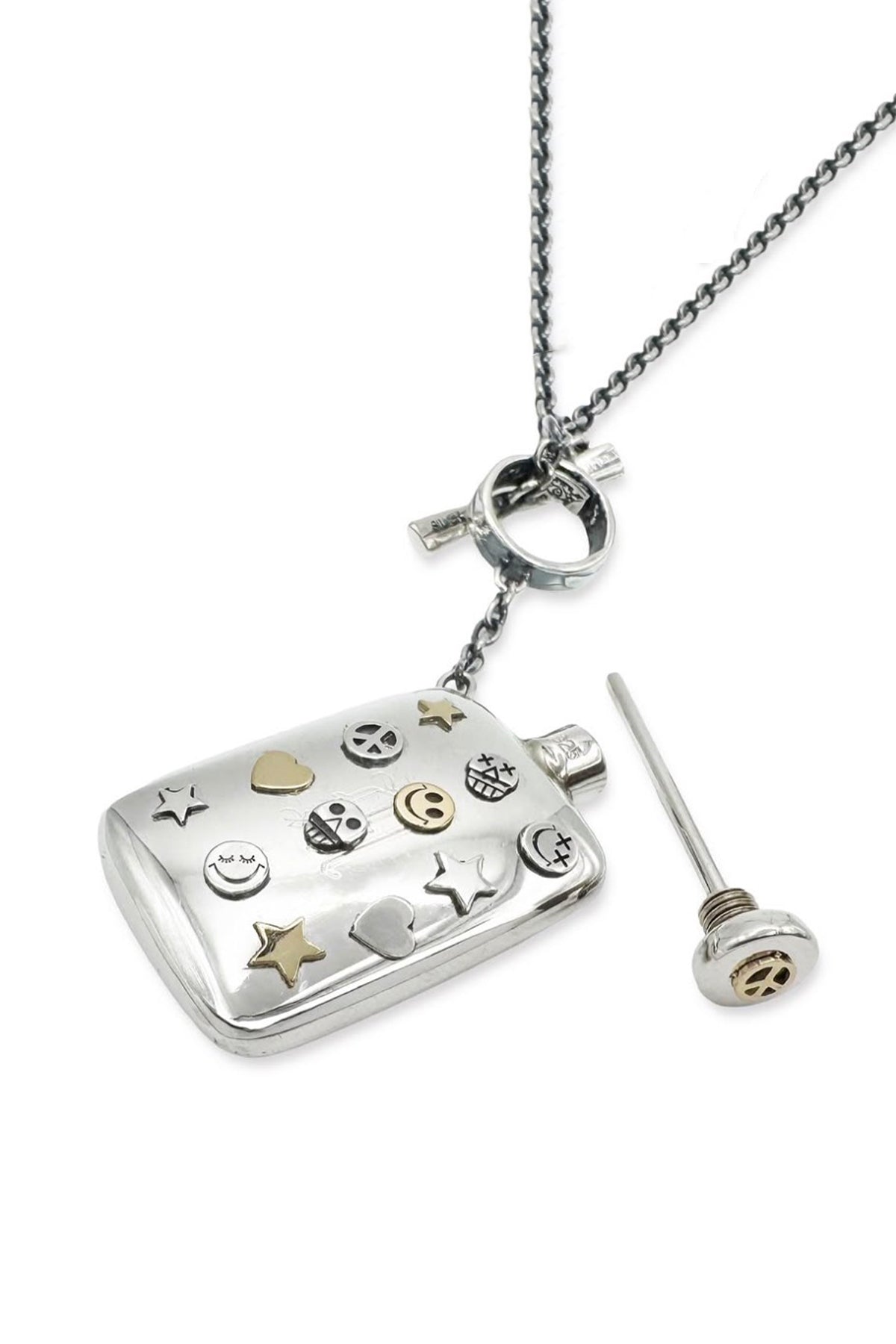 BLIND MAN TOGS | SQUARE PERFUME BOTTLE NECKLACE