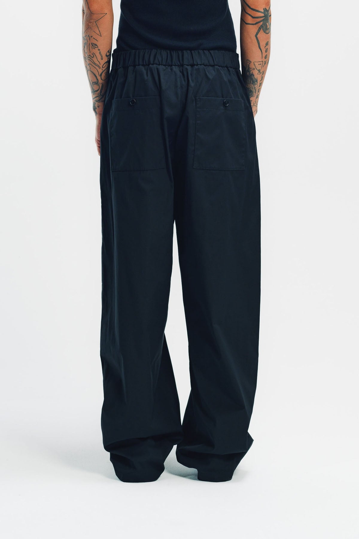 JIL SANDER | COTTON POPLIN CARGO TROUSERS