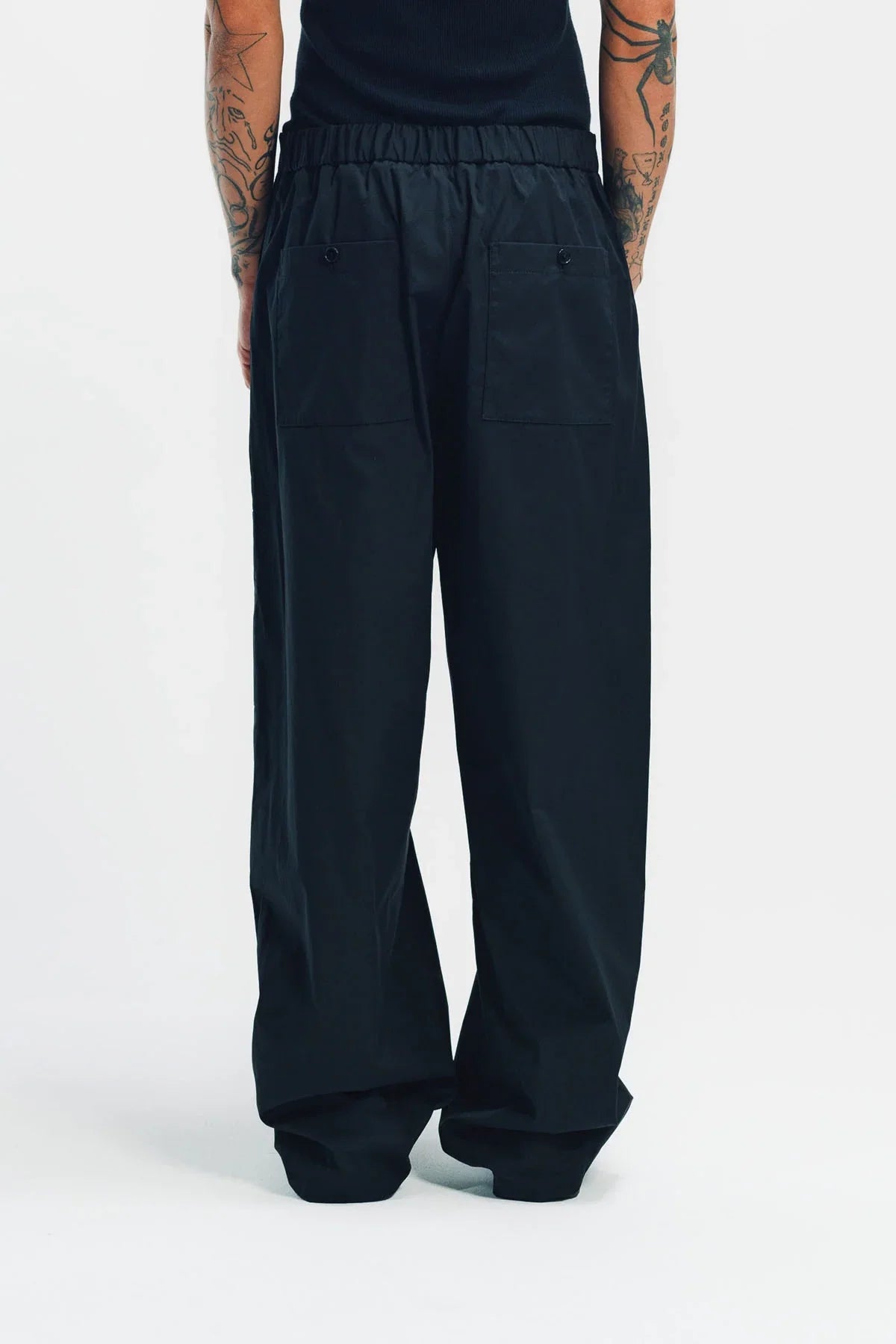 JIL SANDER | COTTON POPLIN CARGO TROUSERS