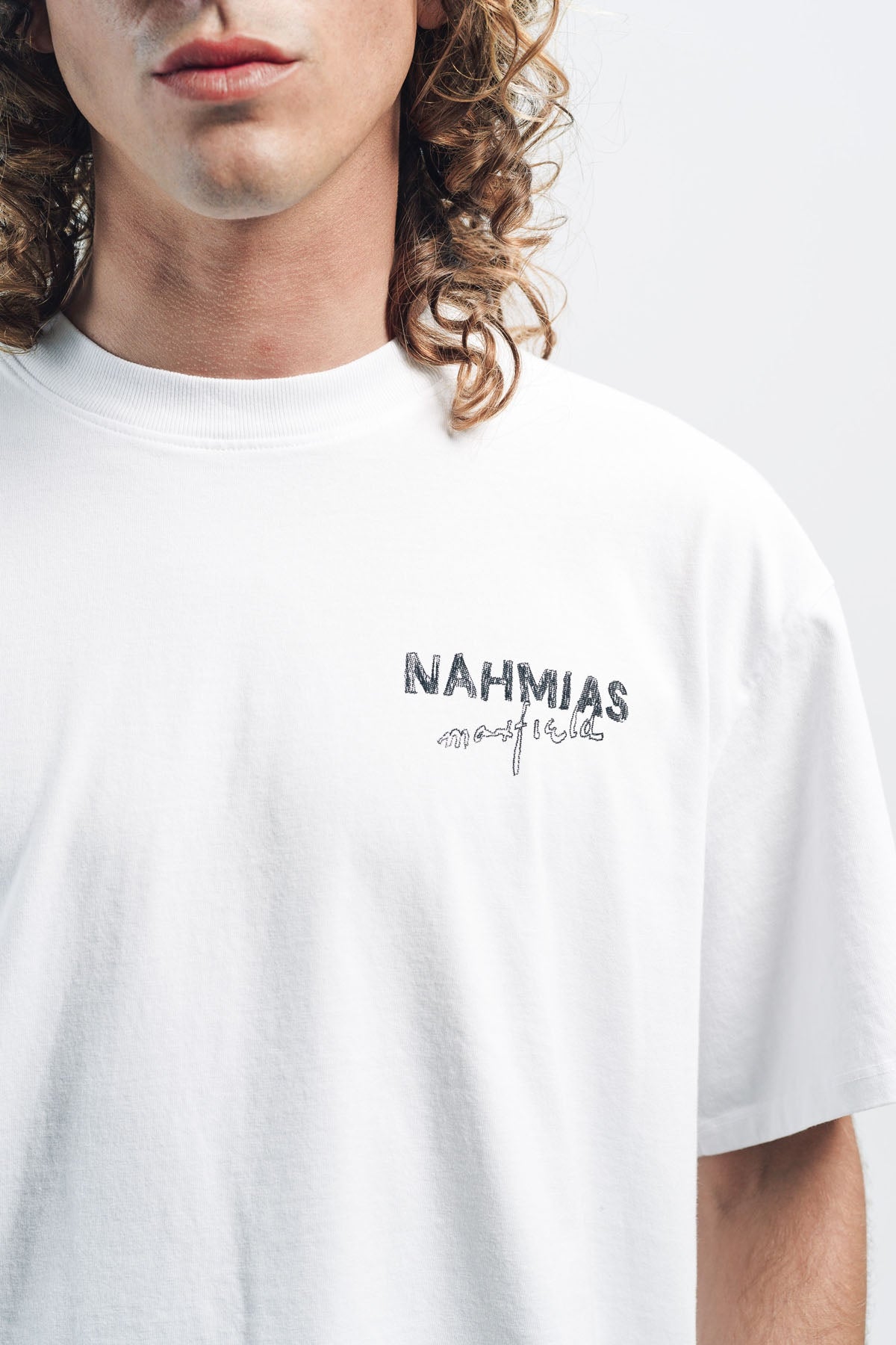 NAHMIAS | WHITE MAXFIELD CRAFT SUPPLIER T-SHIRT