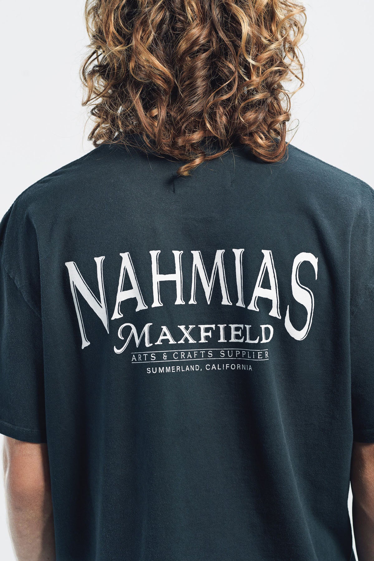 NAHMIAS | BLACK MAXFIELD CRAFT SUPPLIER T-SHIRT