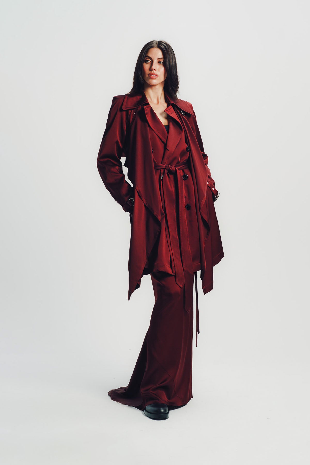Ann Demeulemeester | Reppa Draped Trench Coat