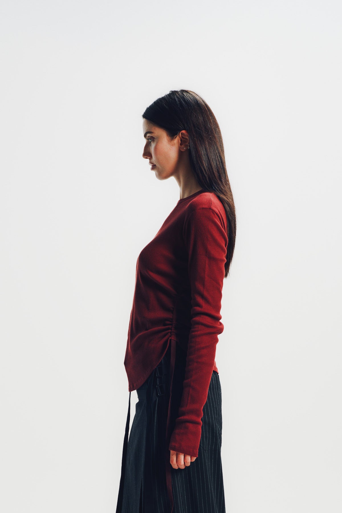 Ann Demeulemeester | Dot Wrinkled Cropped Top