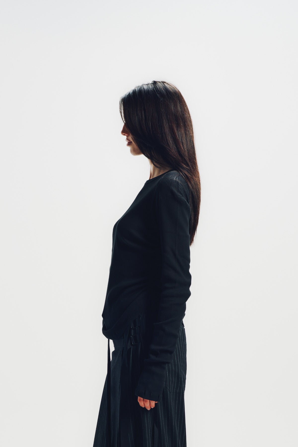 Ann Demeulemeester | Dot Wrinkled Cropped Top