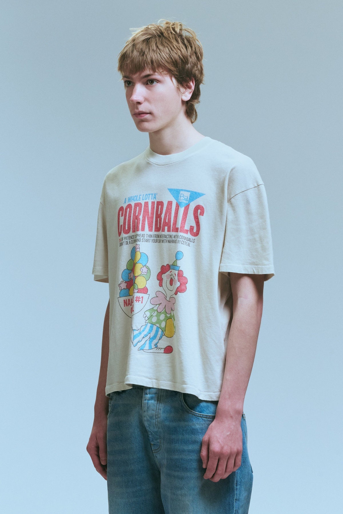 NAHMIAS | CORNBALL BOXY T-SHIRT