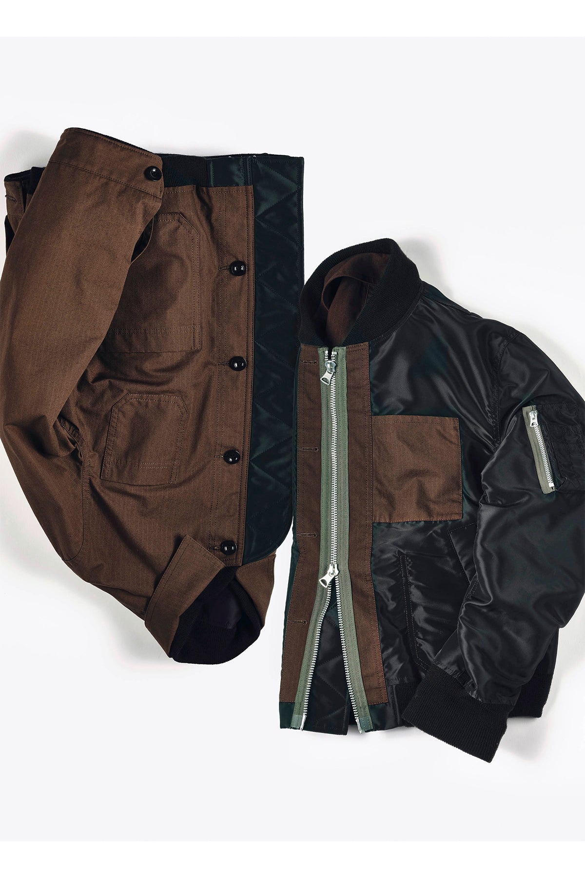 SACAI | Nylon Twill x Rip Stop Reversible Blouson