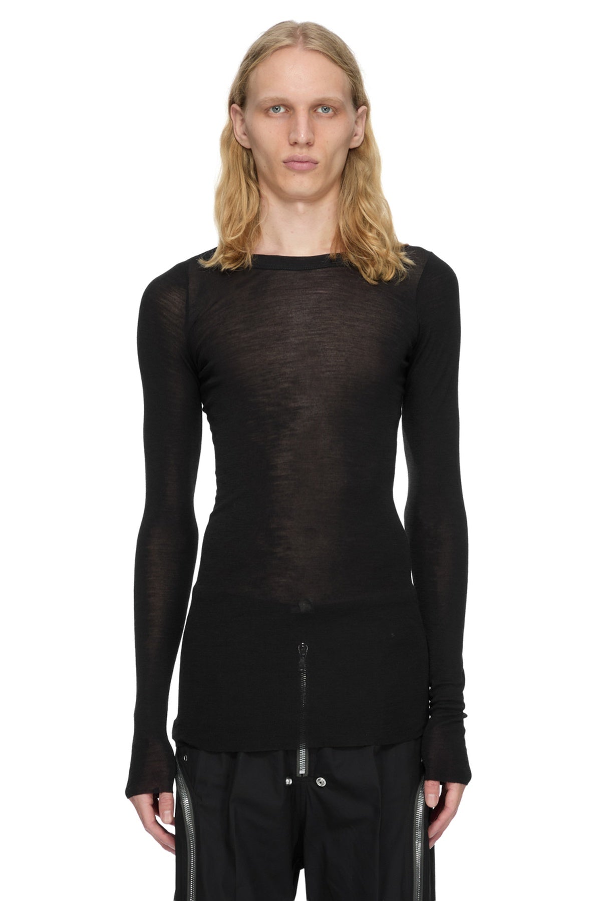 Rick Owens | Rib Long Sleeve Tee